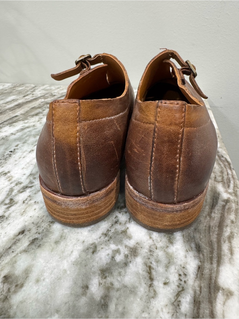 Kork -easy leather loafers shoes brown - Picture 9 of 12